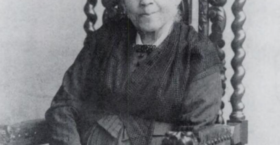Image of Harriet Jacobs in a chair